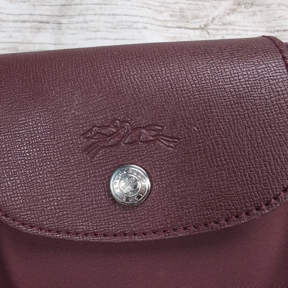 Longchamp Burgundy Le Pilage Tote Bag - Picture 4 of 15